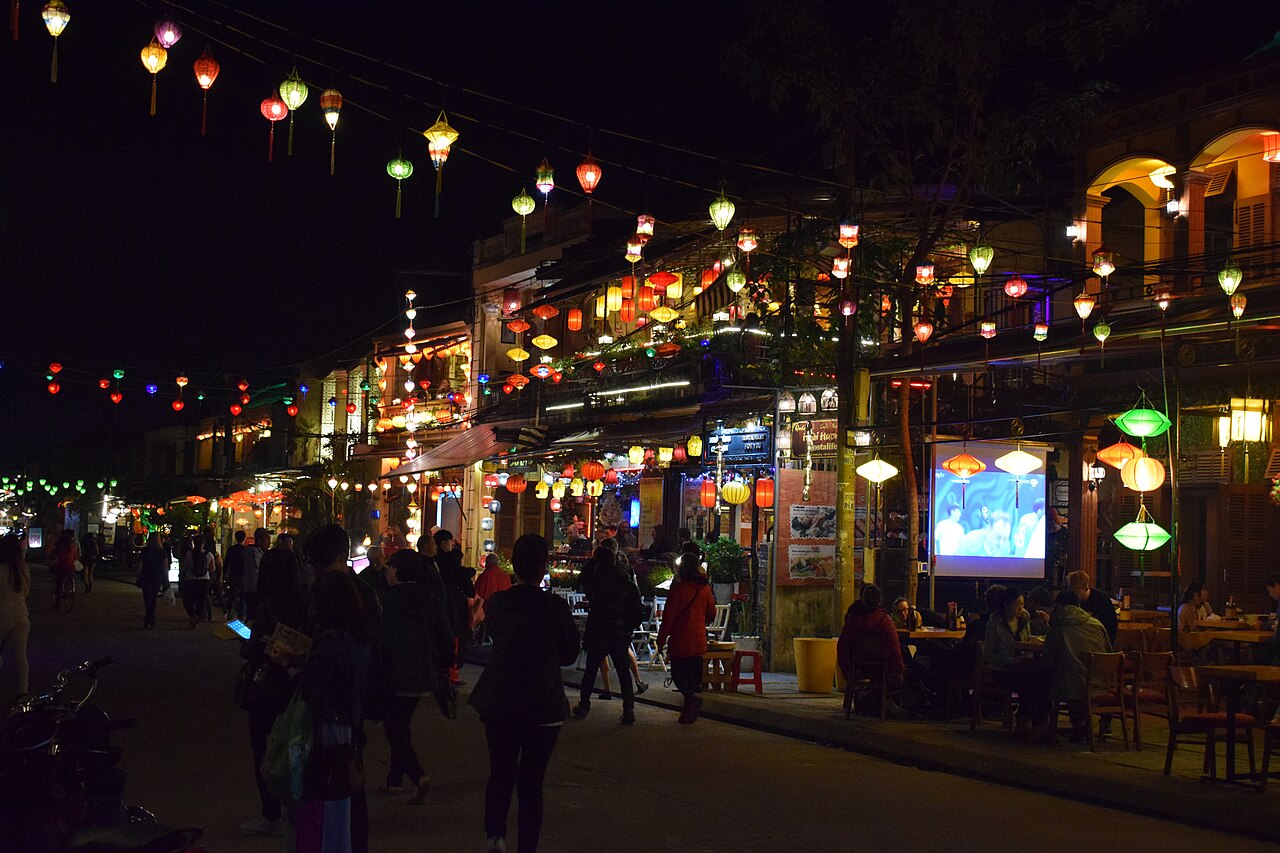 會安夜晚的燈籠